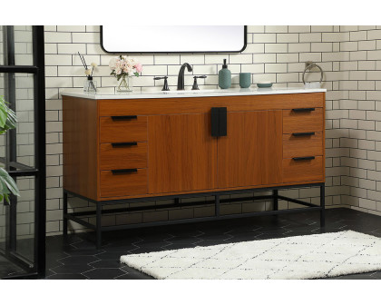 Elegant Bathroom Vanity - Teak (VF48860MTK)