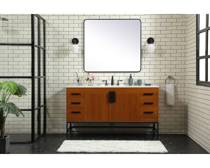 Elegant Bathroom Vanity - Teak (VF48860MTK)