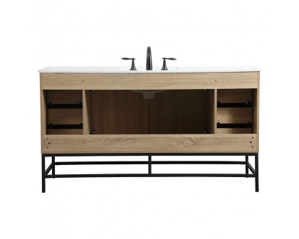 Elegant Bathroom Vanity - Mango Wood (VF48860MW)