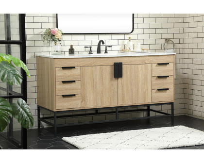 Elegant Bathroom Vanity - Mango Wood (VF48860MW)