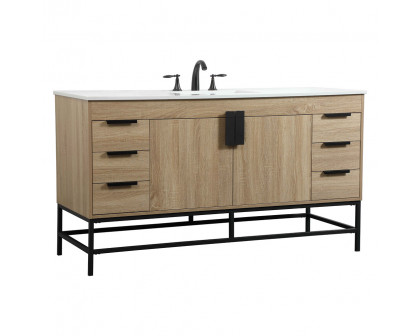 Elegant Bathroom Vanity - Mango Wood (VF48860MW)