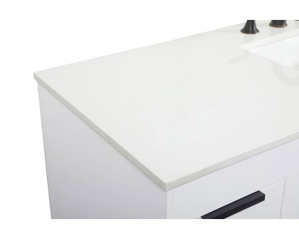 Elegant Bathroom Vanity - White (VF48860MWH)