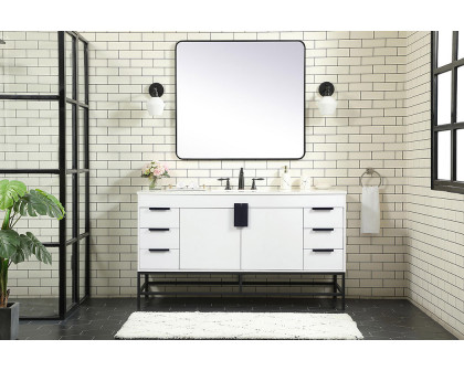 Elegant Bathroom Vanity - White (VF48860MWH)