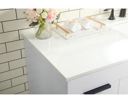 Elegant Bathroom Vanity - White (VF48860MWH)