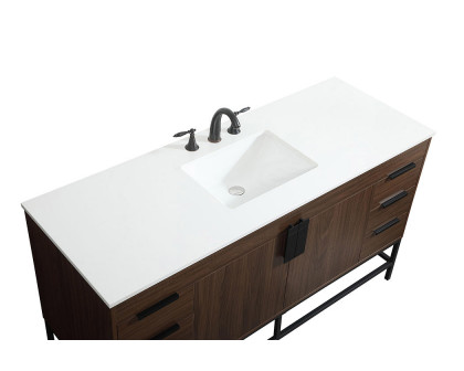 Elegant Bathroom Vanity - Walnut (VF48860MWT)