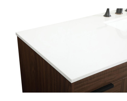 Elegant Bathroom Vanity - Walnut (VF48860MWT)