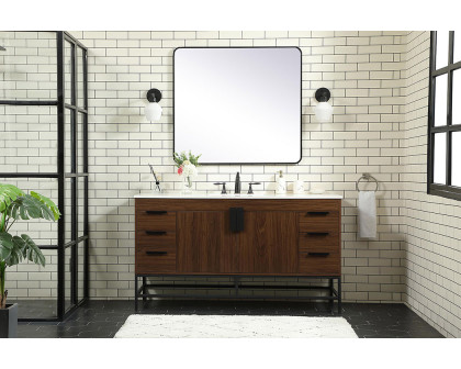 Elegant Bathroom Vanity - Walnut (VF48860MWT)