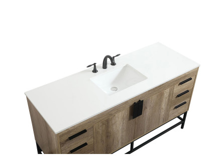 Elegant Bathroom Vanity - Natural Oak (VF48860NT)