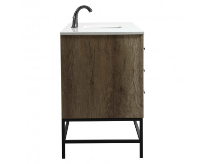 Elegant Bathroom Vanity - Natural Oak (VF48860NT)