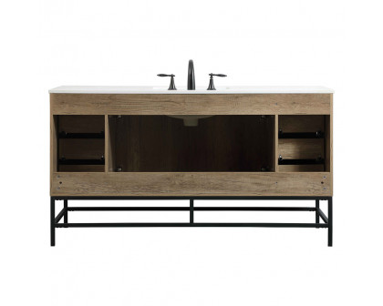 Elegant Bathroom Vanity - Natural Oak (VF48860NT)