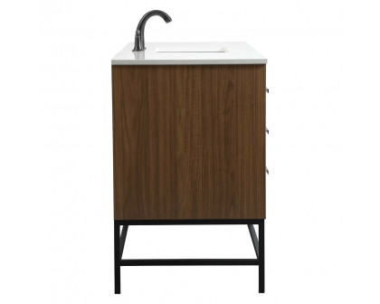 Elegant Bathroom Vanity - Walnut Brown (VF48860WB)