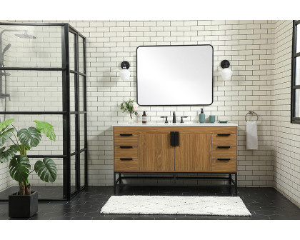 Elegant Bathroom Vanity - Walnut Brown (VF48860WB)