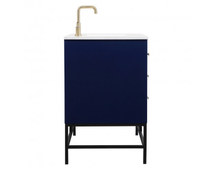 Elegant Bathroom Vanity - Blue (VF488W48MBL)