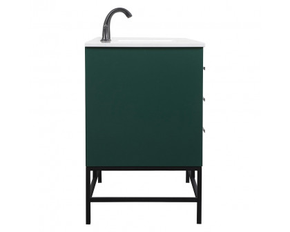 Elegant Bathroom Vanity - Green (VF488W48MGN)