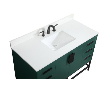 Elegant Bathroom Vanity - Green (VF488W48MGN-BS)