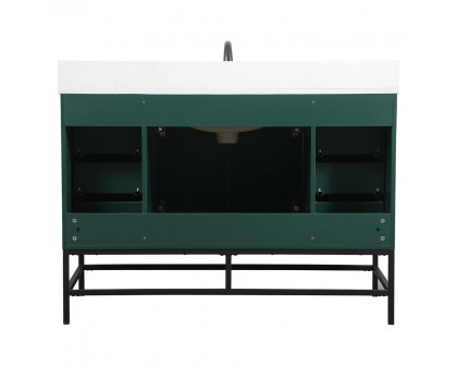 Elegant Bathroom Vanity - Green (VF488W48MGN-BS)