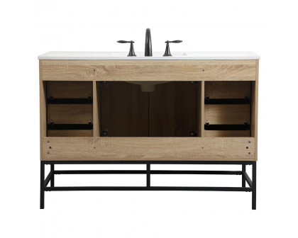 Elegant Bathroom Vanity - Mango Wood (VF488W48MW)