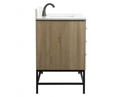 Elegant Bathroom Vanity - Mango Wood (VF488W48MW-BS)