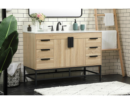 Elegant Bathroom Vanity - Mango Wood (VF488W48MW-BS)