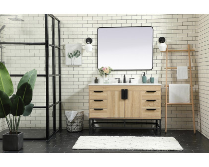 Elegant Bathroom Vanity - Mango Wood (VF488W48MW-BS)