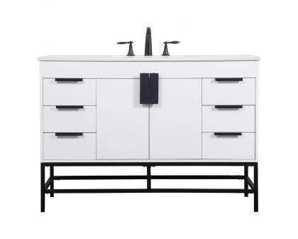 Elegant - Bathroom Vanity (PNT-VF488W48)