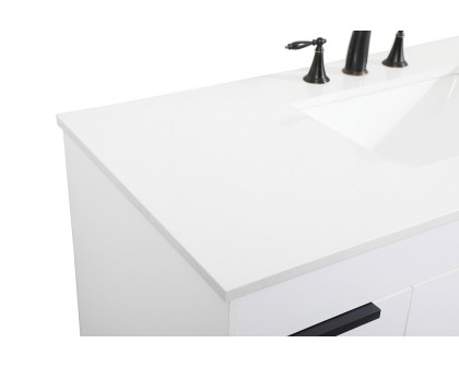 Elegant Bathroom Vanity - White (VF488W48MWH)