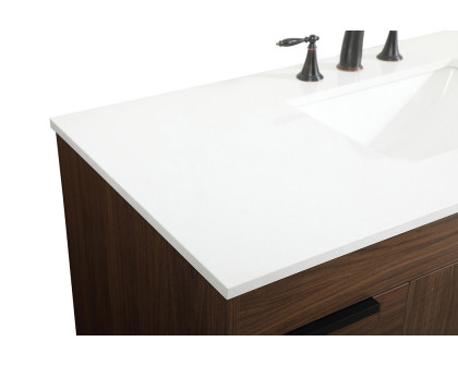 Elegant Bathroom Vanity - Walnut (VF488W48MWT)