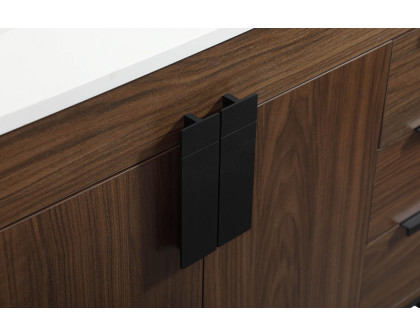 Elegant Bathroom Vanity - Walnut (VF488W48MWT)