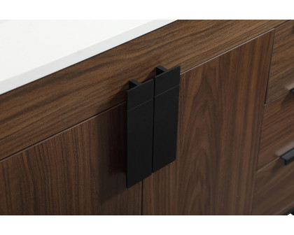 Elegant Bathroom Vanity - Walnut (VF488W48MWT-BS)