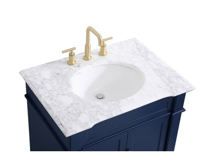 Elegant Bathroom Vanity - Blue, L 30" (VF50030BL)