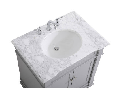 Elegant Bathroom Vanity - Gray, L 30" (VF50030GR)