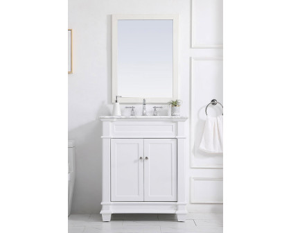 Elegant Bathroom Vanity - White, L 30" (VF50030WH)