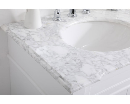 Elegant Bathroom Vanity - White, L 30" (VF50030WH)