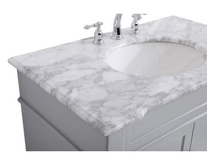 Elegant Bathroom Vanity - Gray, L 36" (VF50036GR)