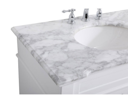 Elegant Bathroom Vanity - White, L 36" (VF50036WH)