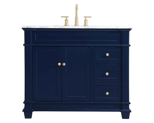 Elegant Bathroom Vanity - Blue (VF50042BL)