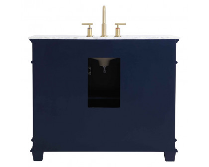 Elegant Bathroom Vanity - Blue (VF50042BL)