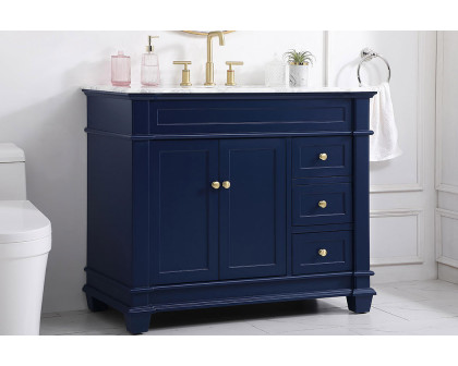 Elegant Bathroom Vanity - Blue (VF50042BL)