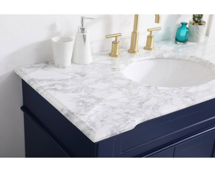 Elegant Bathroom Vanity - Blue (VF50042BL)