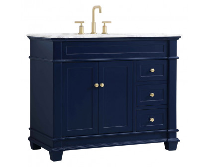 Elegant Bathroom Vanity - Blue (VF50042BL)