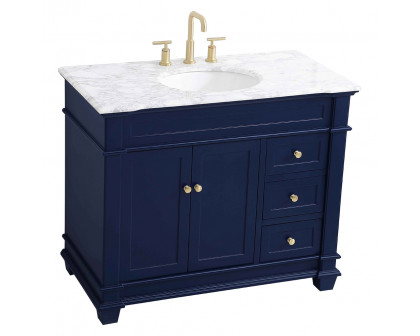 Elegant Bathroom Vanity - Blue (VF50042BL)