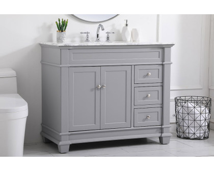 Elegant Bathroom Vanity - Gray (VF50042GR)