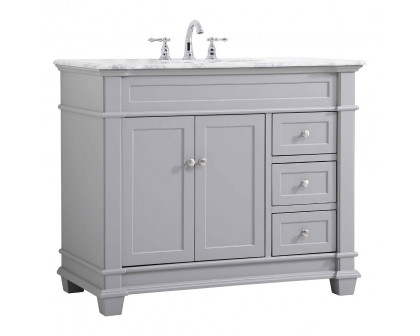 Elegant Bathroom Vanity - Gray (VF50042GR)