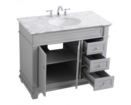 Elegant Bathroom Vanity - Gray (VF50042GR)