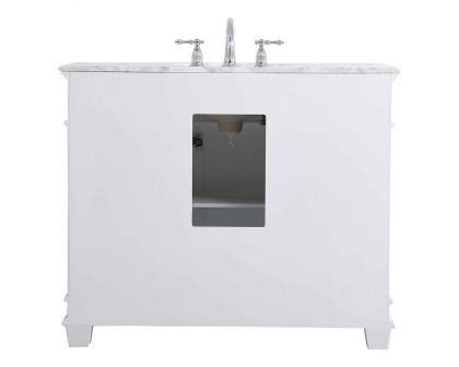 Elegant Bathroom Vanity - White (VF50042WH)