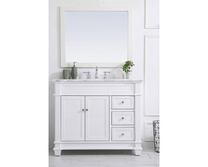 Elegant Bathroom Vanity - White (VF50042WH)