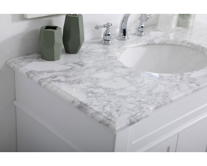 Elegant Bathroom Vanity - White (VF50042WH)