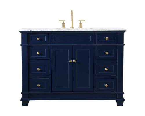 Elegant Bathroom Vanity - Blue (VF50048BL)