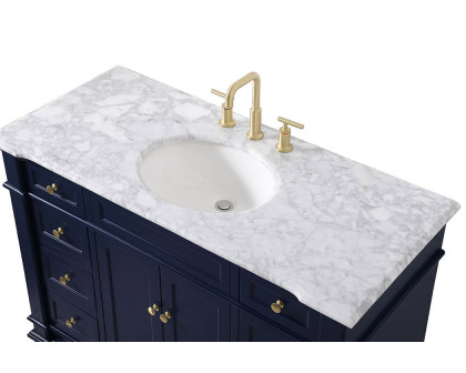 Elegant Bathroom Vanity - Blue (VF50048BL)