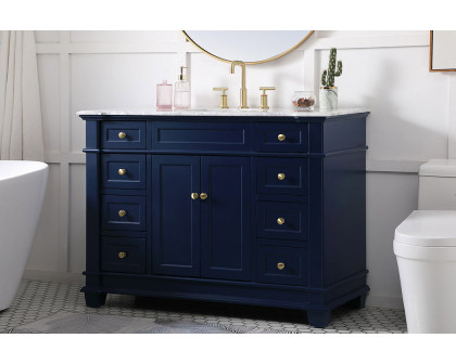 Elegant Bathroom Vanity - Blue (VF50048BL)